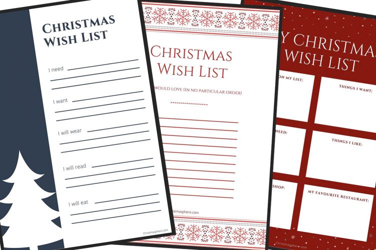 Christmas Wish Lists