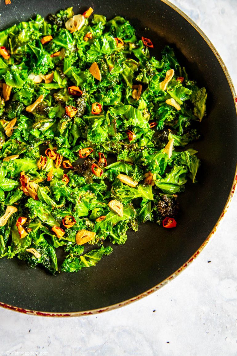 Garlic and Chilli Kale Super Simple Sauteéd Kale Recipe