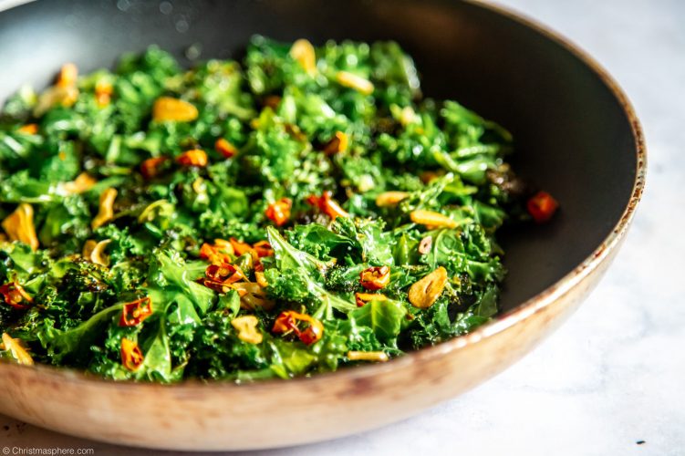 Kale with Garlic and Chilli