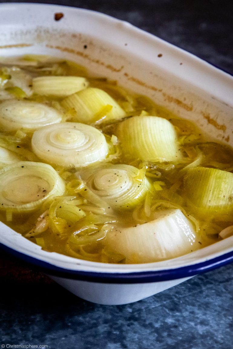 Leeks in White Wine Sauce Delicious Braised Leeks Recipe