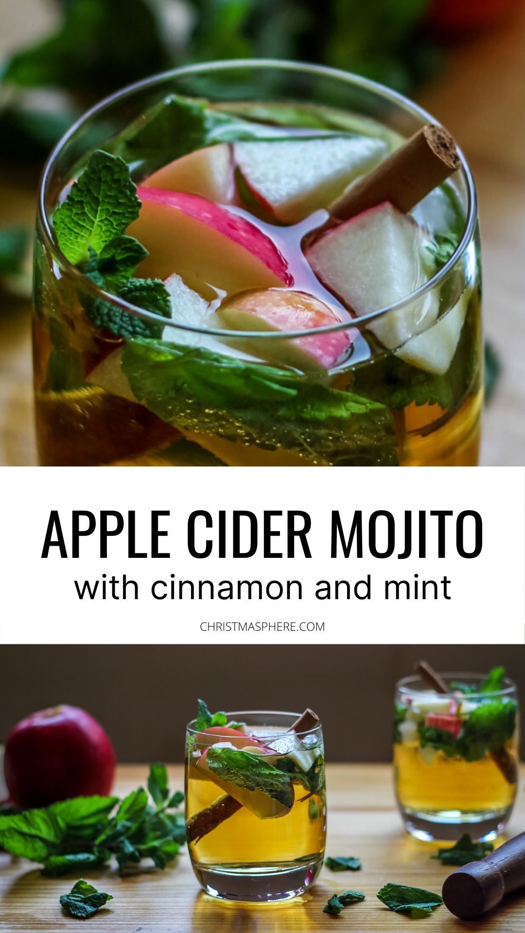Apple Cider Mojito Cocktail P