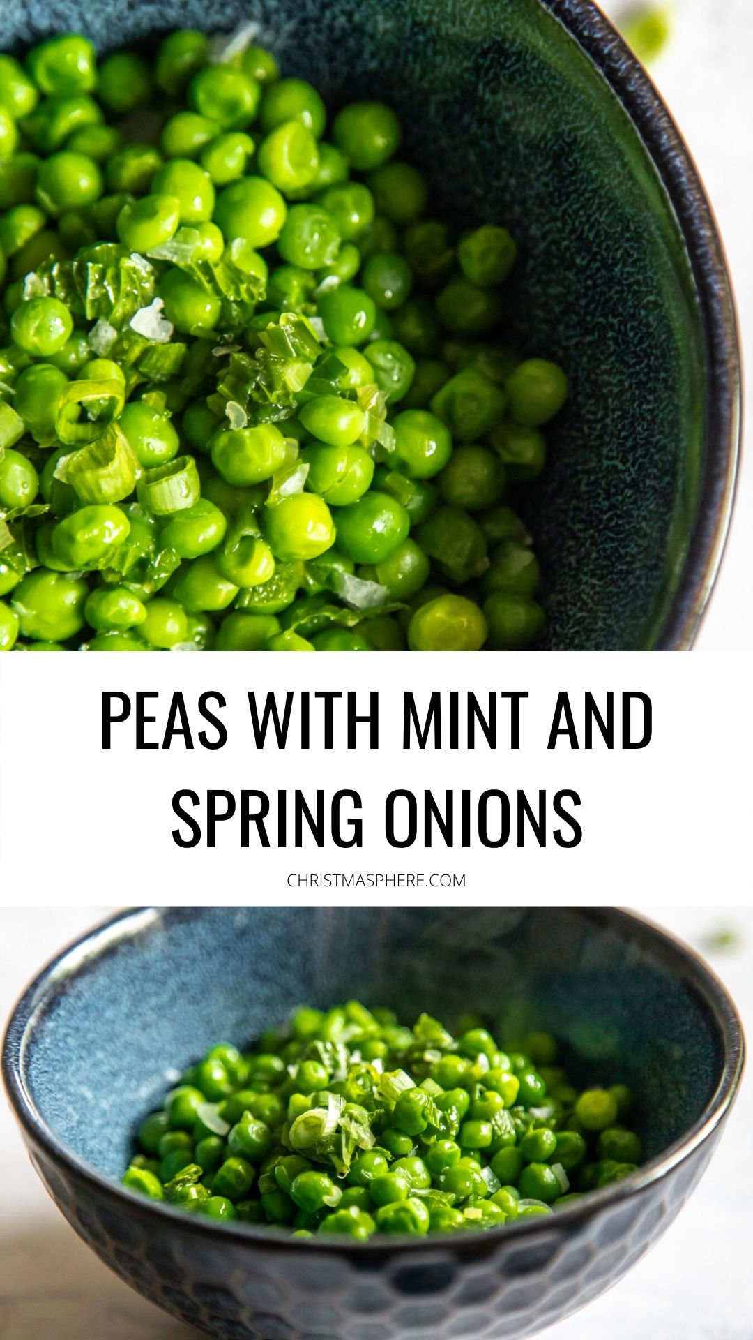 Peas with mint and spring onions