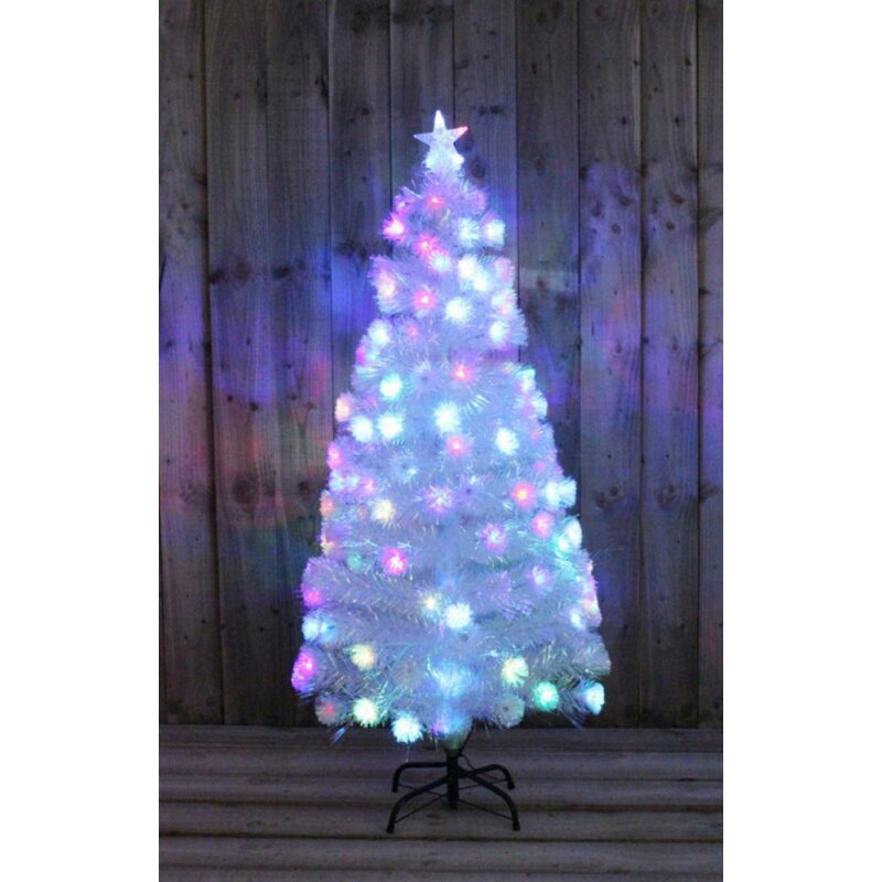 Fibre Optic White Christmas tree