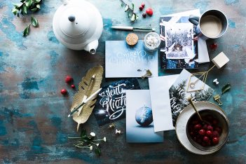 Writing Christmas cards