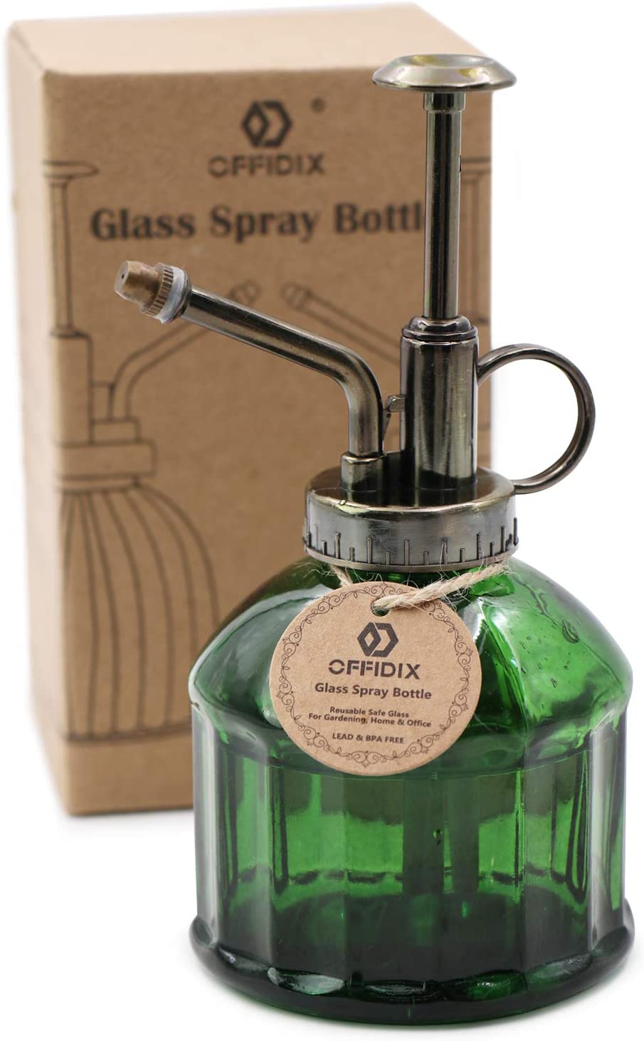 Glass spray bottle