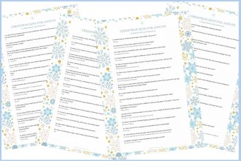 Christmas Quiz for Adults Sheets