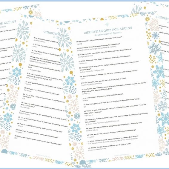 Nativity Quiz | 25 Christmas Nativity Story Questions