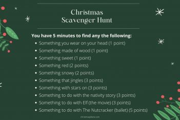 Christmas Scavenger Hunt