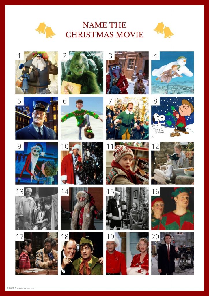 BEST Christmas Picture Quiz: 5 Picture Rounds with 100 Images (2022)