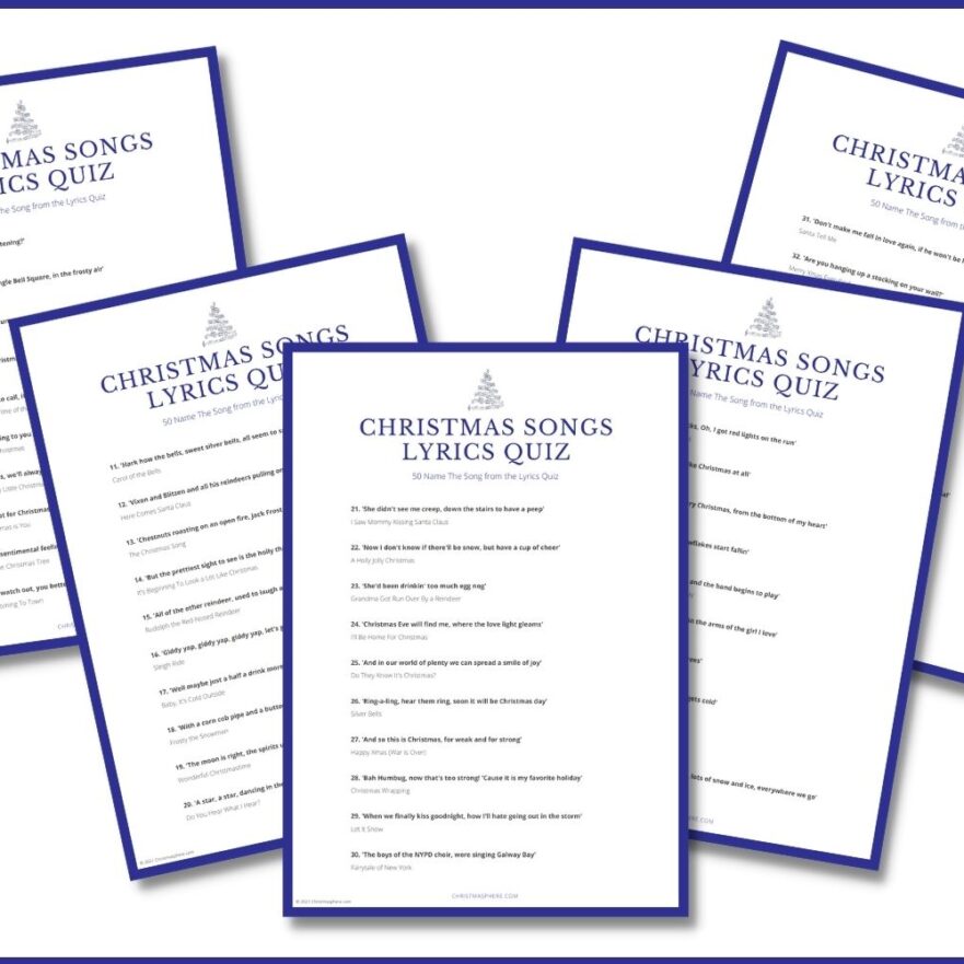 Christmas Music Quiz 30 Questions and Answers (2023)