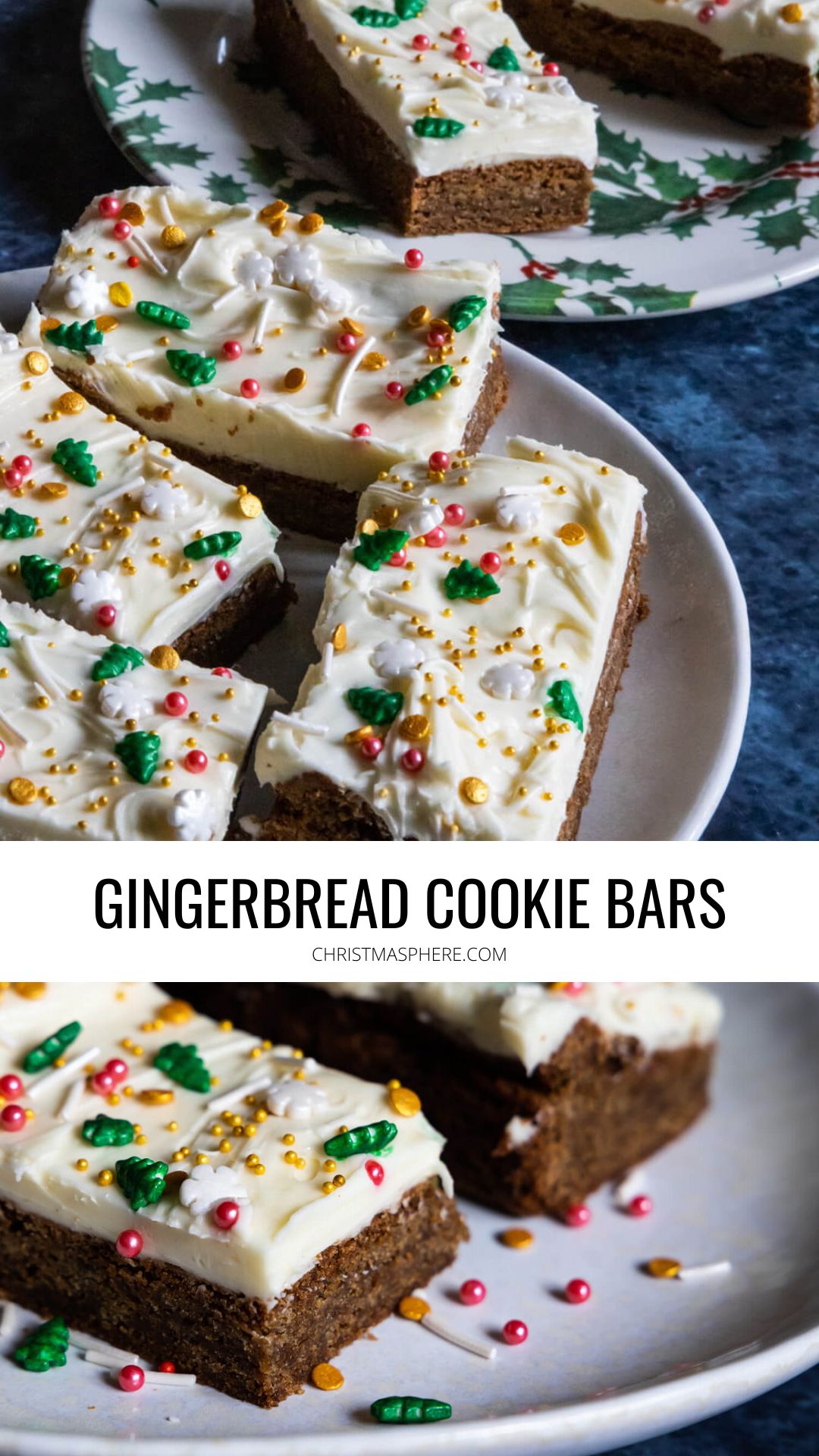 gingerbread cookie bars pinterest